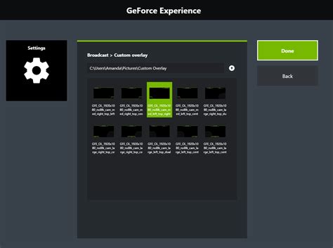 Geforce Experience Tutorial 的图像结果