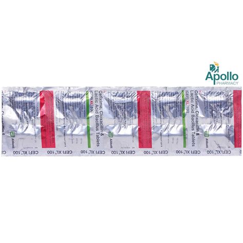 Cefi XL 100 mg Tablet 10's Price, Uses, Side Effects, Composition ...