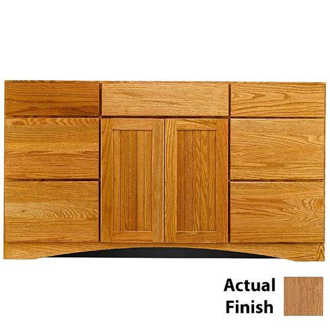 KraftMaid 60-in Fawn Bathroom Vanity Base Cabinet without Top in the ...