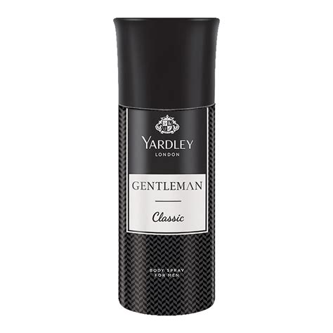 Yardley London Gentleman Classic Deodorant Body Spray For Men, 150ml ...