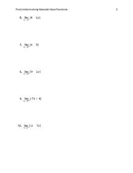 Image result for Limits Absolute Value with Fraction Math