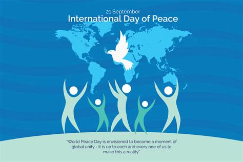 International Day of Peace, United Nations, Vector Art 12956626 Vector ...
