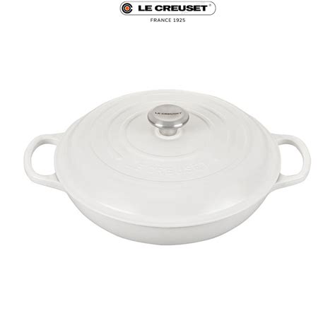 Popular Le Creuset Braisers - Matte White Signature Braiser