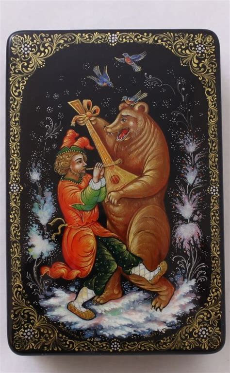 Шкатулка П260, Лаковая миниатюра Палех, Федоскино, Холуй, Москва ...