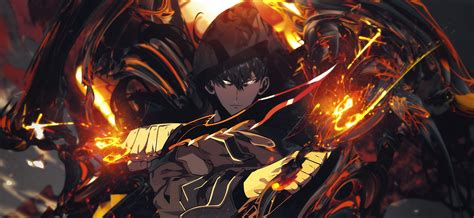 2340x1080 Resolution Solo Leveling 4k Digital 2340x1080 Resolution Wallpaper - Wallpapers Den