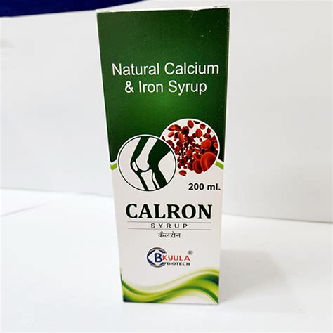 Calron - Natural Calcium and Iron Syrup - Bkyula Biotech
