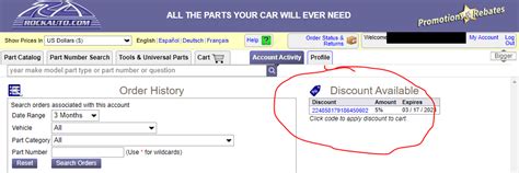 Image result for RockAuto Discount Codes