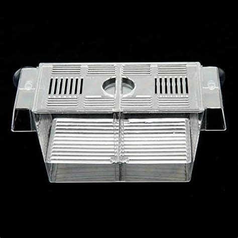Fish Breeding Box Trap Cage Double-Deck Transparent Guppies Mini House ...