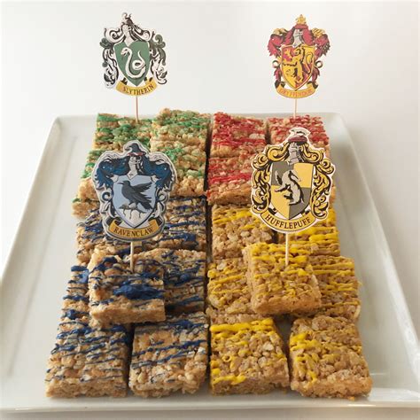 Harry Potter themed Rice Krispies treats in 2025 | Harry potter snacks ...