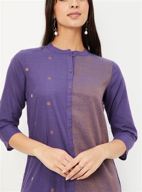 Buy Women Woven Design Straight Kurta Online at just Rs. 599.0 ...