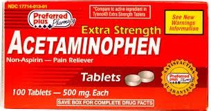 acetaminophen (N-acetyl-p-aminophenol) ~ Nursing Path