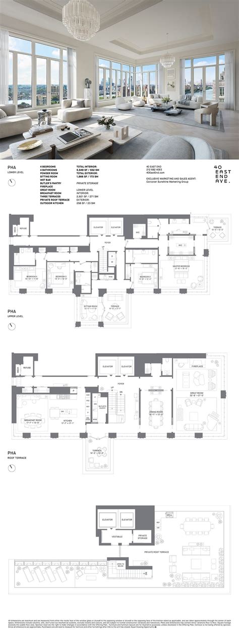 Penthouse Layout in Yorkville, Manhattan