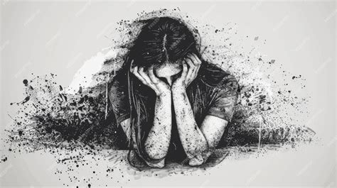 Premium Photo | Visual representation of mental illness for background ...