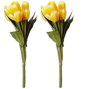 Buy Fourwalls Beautiful Artificial Tulip Flower Bunch for Home décor ...