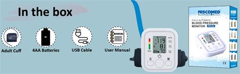 NISCOMED PW-220 Fully Automatic comfort Digital BP checking machine ...