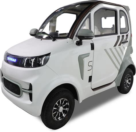 Amazon.com: Enclosed Mobility Scooter for Seniors, All-Weather 4 Wheel ...