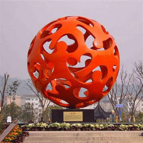 不锈钢镂空圆环 - 卓景雕塑公司