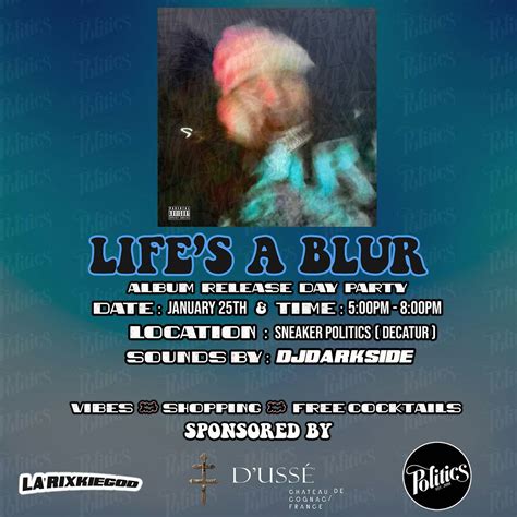 " LIFES A BLUR " ALBUM RELEASE DAY PARTY, 226 Decatur Street, New ...