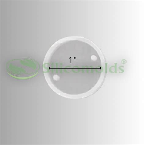 Silicomolds - 1" Round Rakhi Molds - Set Of 4 - URP292D – SILICOMOLDS
