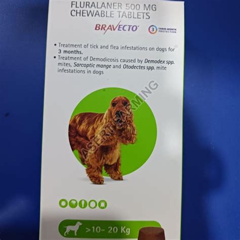 Bravecto 500 Mg Tablet Exporter, Supplier from Palakkad