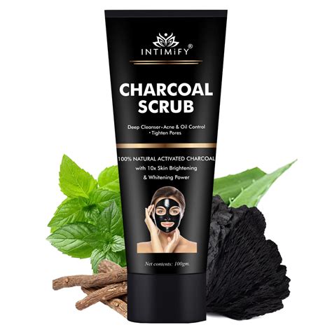 Buy INTIMIFY Charcoal Peel Off Mask | Removes Blackheads and Whiteheads ...