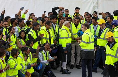 PM Modi and President of France jointly visit ITER facility