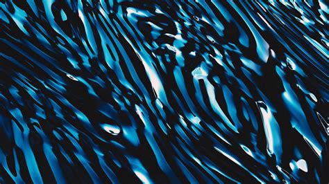 Wallpaper waves, ripples, dark, blue, abstraction hd, picture, image