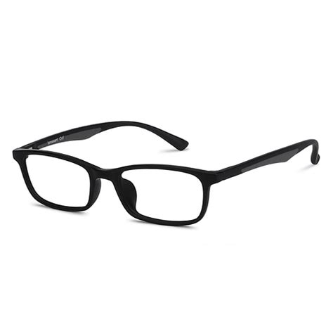 Black Grey Full Rim Rectangle Lenskart Air Air Essentials LA E11156 C1 ...