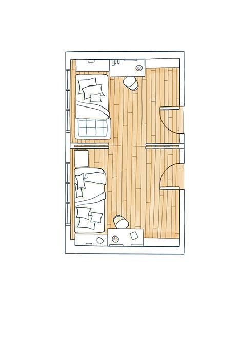 Planos de dormitorios infantiles y juveniles: 7 ideas de distribución ...