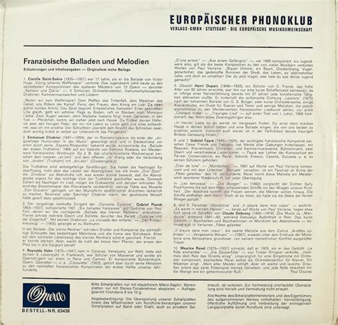 Thérèse Schmidt. Gabriel Bacquier. Catherine Brilli. Französische ...