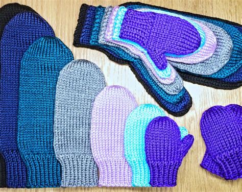 Image result for Basic Mittens Knitting Pattern