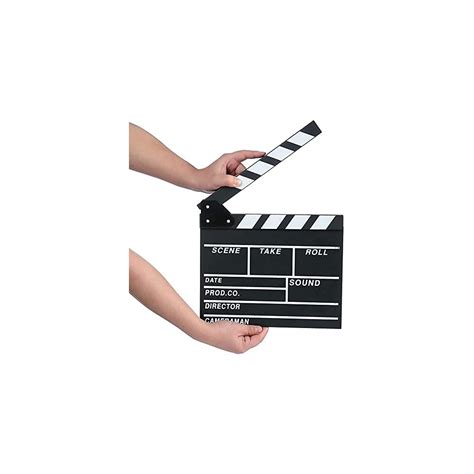 Buy Movie Film Clap Board, Hollywood Clapper Board Wooden Film Movie ...