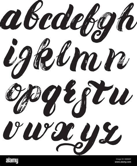 Brush Font Letters at John Gemmill blog