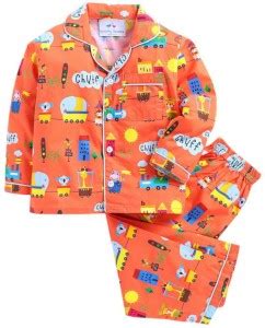 Knitting Doodles Kids Nightwear Boys & Girls Printed Cotton Blend Price ...