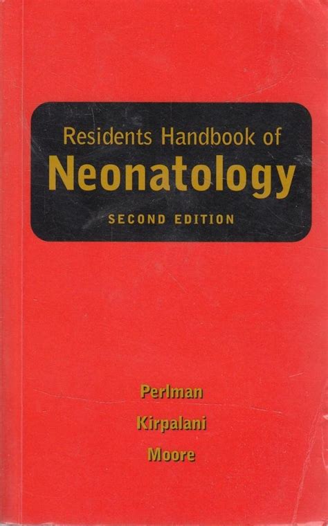 Buy Residents Handbook Of Neonatology, 2E Book Online at Low Prices in ...