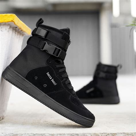 High top sneakers for men | Bacca Bucci Hustle | Men's Streetwear ...