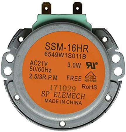 Generic SSM-16HR AC21V 3W 50/60Hz 6549W1S011B Turntable Synchronous ...