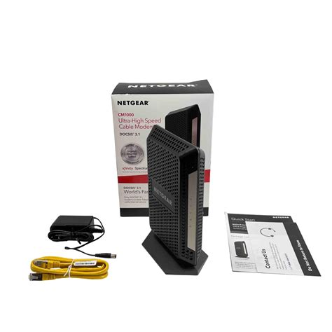 NETGEAR CM1000v2 Ultra-High Speed Cable Modem DOCSIS 3.1