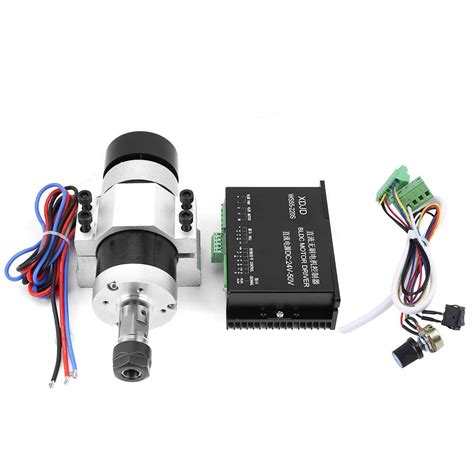 Buy Spindle Motor Kit, 500W High Speed Air Cooling Brushless Spindle ...