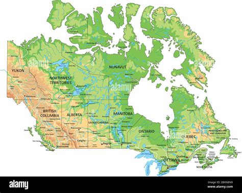 Image result for Quebec Physical Map