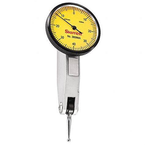 STARRETT, 0 mm to 0.8 mm, Horizontal, Horizontal Dial Test Indicator ...