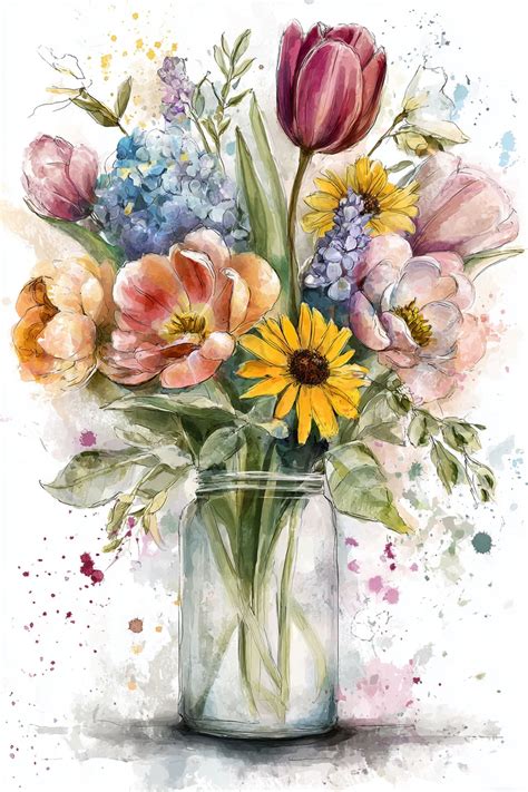 Flower Bouquet Art Free Stock Photo - Public Domain Pictures