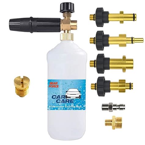 BEAR FORCE Professional Adjustable Snow Foam Lance Foam Cannon with ...
