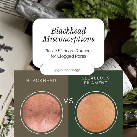 Clogged Pores Vs Blackheads
