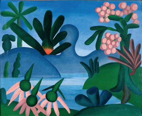 The Lake (O Lago) - Tarsila do Amaral - Modern Art Painting - Posters ...
