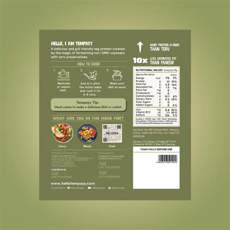 Natural Tempeh Cubes - Buy Ready To Cook Tempeh Online – Hello Tempayy