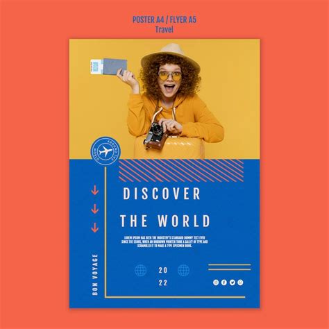PSD Modelo panfleto agencia viagens, modelos PSD grátis de alta ...