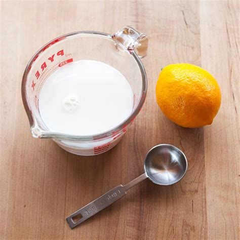 How To Make Buttermilk from Plain Milk with Lemon Juice or Vinegar | Kitchn