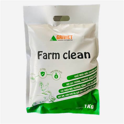 FARM CLEAN - KHỬ MÙI HÔI CHUỒNG BỘT KHỬ TRÙNG, PHÒNG VIÊM NHIỄM CẢI ...