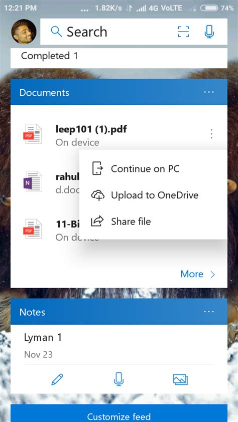Image result for Microsoft Android Phone App